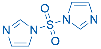 N,N-硫酰二咪唑 分子结构式