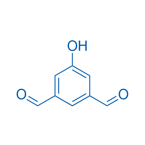 5-羟基间苯二甲醛 分子结构式