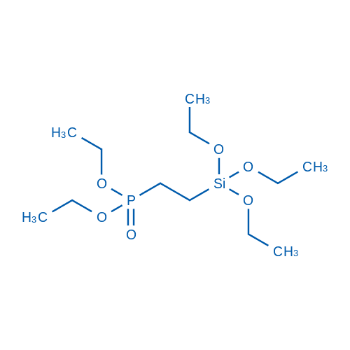 二乙基磷酸乙基三乙氧基硅烷 分子结构式