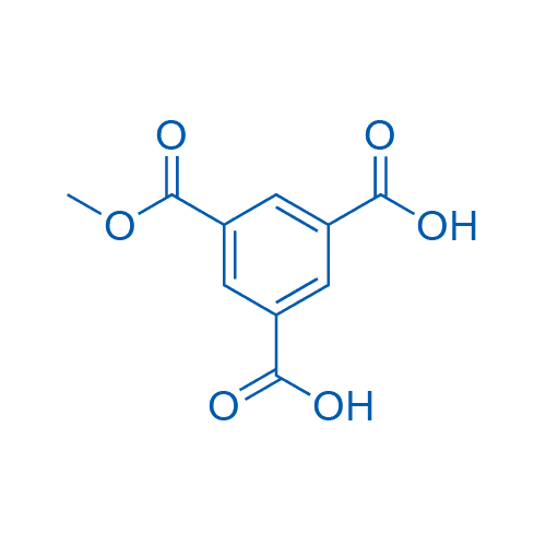 5-(甲氧羰基)间苯二甲酸 分子结构式