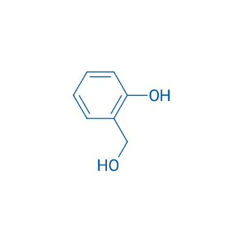 2-羟基苄醇 分子结构式