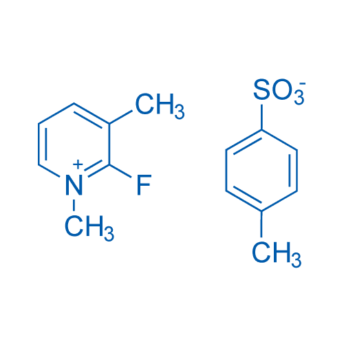 2-氟-1,3-二甲基吡啶鎓对甲苯磺酸盐 分子结构式