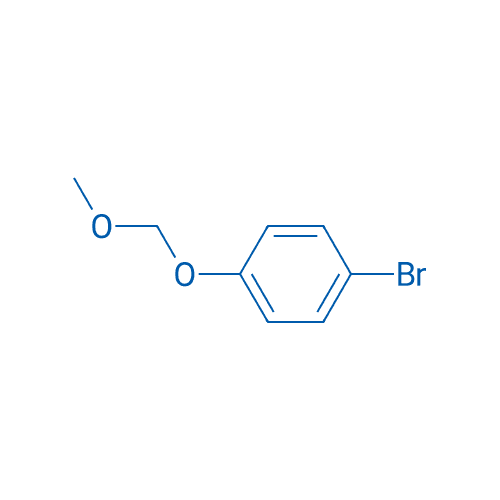 1-溴-4-(甲氧基甲氧基)苯 分子结构式