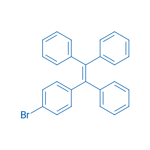 1-(4-溴苯基)-1,2,2-三苯乙烯 分子结构式