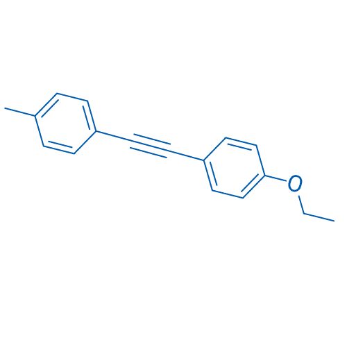 1-乙氧基-4-[2-(4-甲基苯基)炔基]苯 分子结构式
