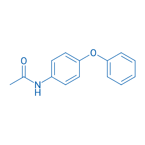 N-(4-苯氧基苯基)乙酰胺 分子结构式