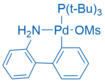 三叔丁基膦Pd G3 分子结构式