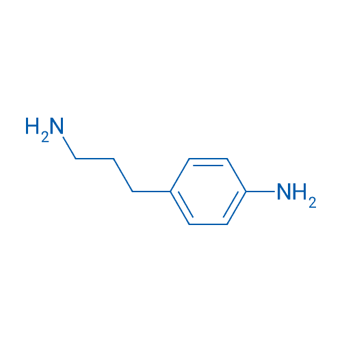 4-(3-氨基丙基)苯胺 分子结构式