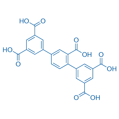 [1,1':4',1''-三联苯]-2',3,3'',5,5''-五羧酸 分子结构式
