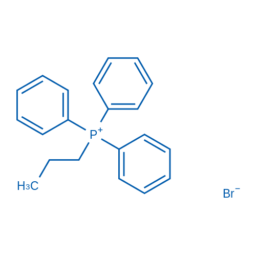 丙基三苯基溴化膦 分子结构式