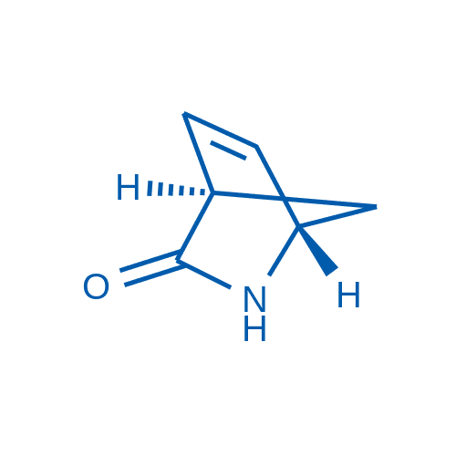 (1S,4R)-2-氮杂双环[2.2.1]庚-5-烯-3-酮 分子结构式