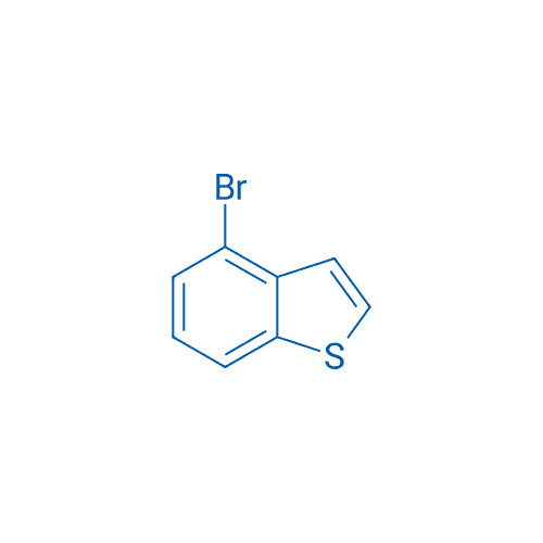4-溴苯并[b]噻吩 分子结构式