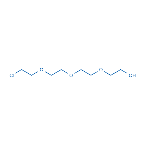 2-(2-(2-(2-氯乙氧基)乙氧基)乙氧基)乙醇 分子结构式