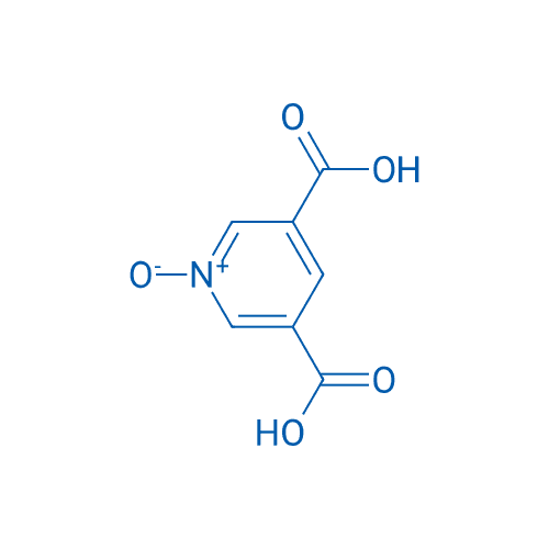 3,5-二羧基吡啶氮氧化物 分子结构式