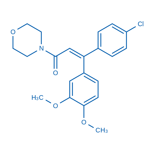3-(4-氯苯基)-3-(3,4-二甲氧基苯基)-1-吗啉代丙-2-烯-1-酮