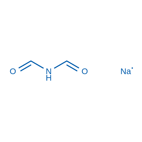 二甲酰氨基钠 分子结构式