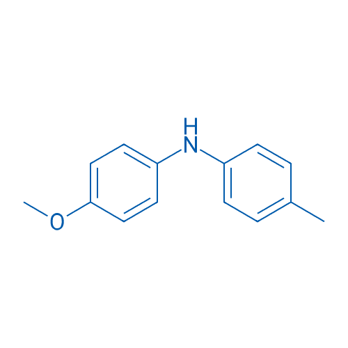 4-甲氧基-N-(对甲苯基)苯胺 分子结构式