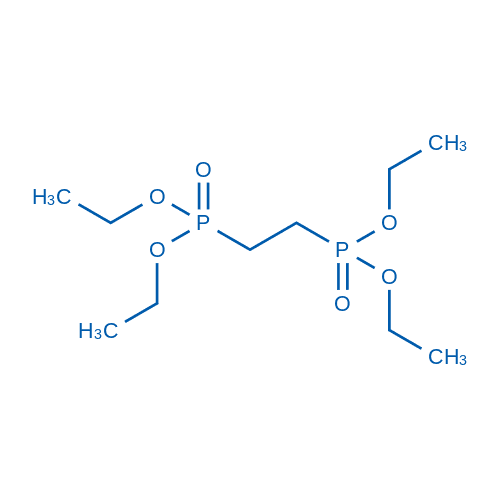 亚乙基二磷酸四乙酯 分子结构式