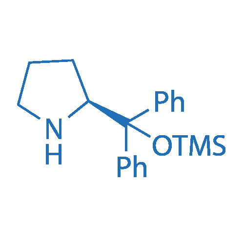 (2S)-2-(二苯基((三甲基硅酯)氧基)甲基)吡咯烷 分子结构式