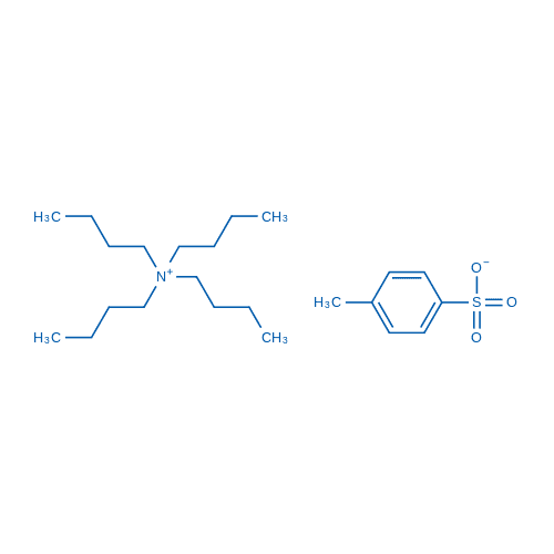 四丁基对甲苯磺酸铵 分子结构式