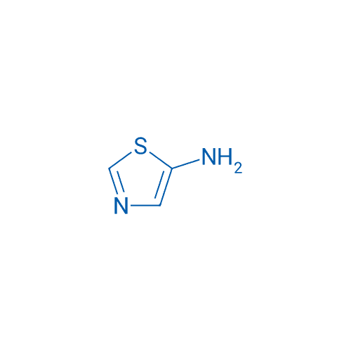 噻唑-5-胺 分子结构式