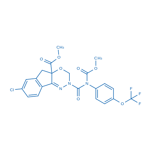 茚虫威 分子结构式