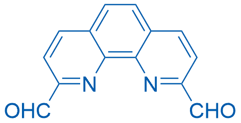 1,10-菲咯啉-2,9-二甲醛 分子结构式