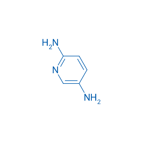 2,5-二氨基吡啶 分子结构式