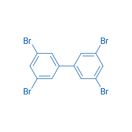 3,3',5,5'-四溴-1,1'-联苯 分子结构式
