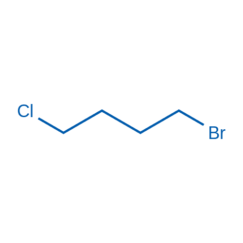 1-溴-4-氯丁烷 分子结构式