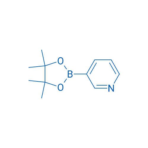 3-(4,4,5,5-四甲基-1,3,2-二氧杂硼杂戊环-2-基)吡啶 分子结构式