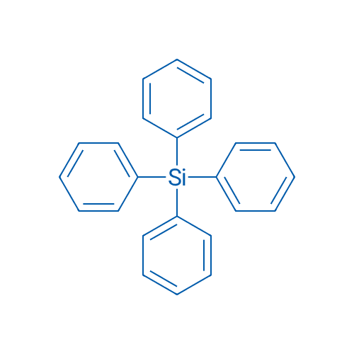 四苯基硅烷 分子结构式