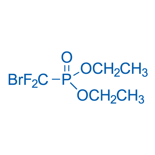 溴氟甲基膦酸二乙酯 分子结构式