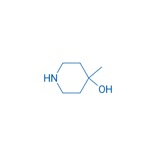 4-甲基-4-羟基哌啶 分子结构式