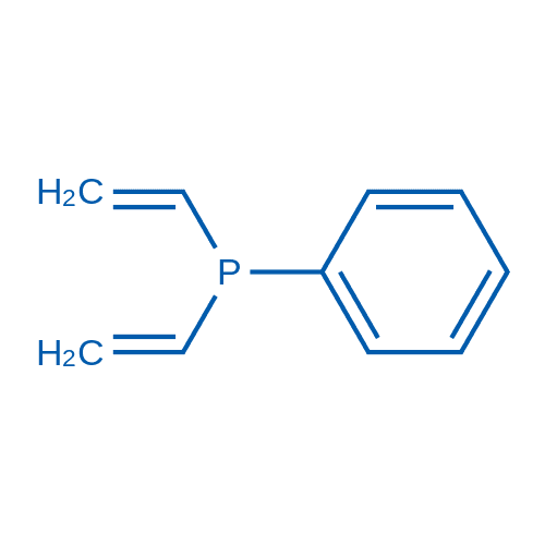 苯基二乙烯基磷 分子结构式
