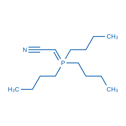氰基亚甲基三正丁基膦 分子结构式