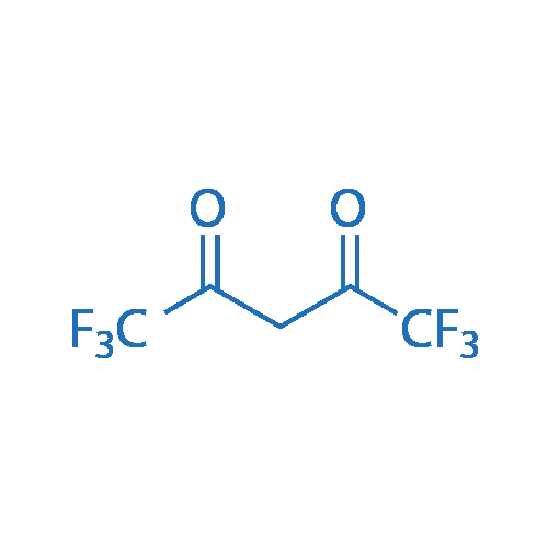 六氟乙酰丙酮 分子结构式