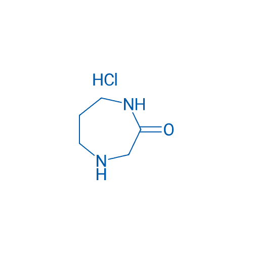 1,4-二氮杂环庚烷-2-酮盐酸盐 分子结构式