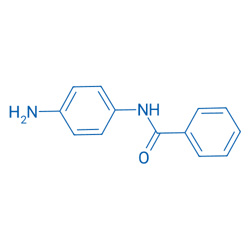 4-氨基苯甲酰苯胺 分子结构式