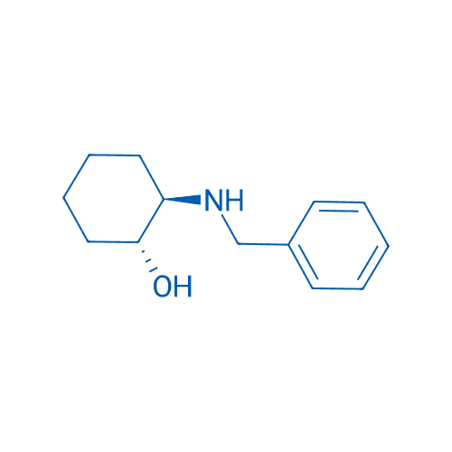 (1R,2R)-2-(苄基氨基)环己醇 分子结构式