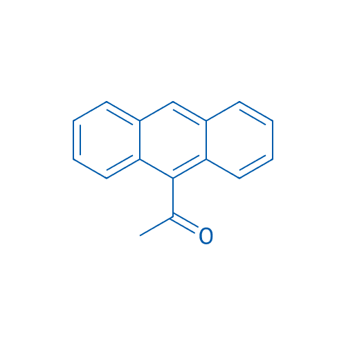 9-乙酰基蒽 分子结构式