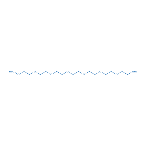 2,5,8,11,14,17,20-七氧杂二十二烷-22-胺 分子结构式