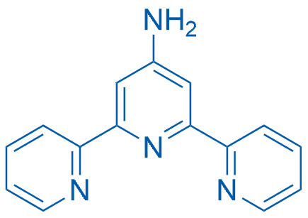 [2,2':6',2''-三联吡啶]-4'-胺 分子结构式