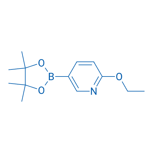 6-乙氧基吡啶-3-硼酸频哪醇酯 分子结构式
