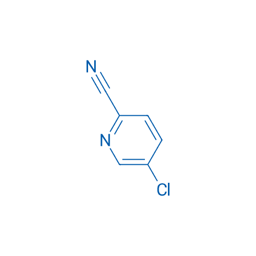 5-氯-2-氰基吡啶 分子结构式