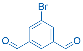 5-溴异苯二醛 分子结构式