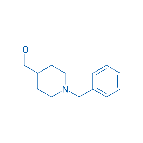 1-苄基-4-哌啶甲醛 分子结构式