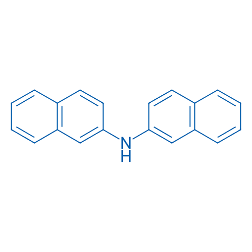 2,2-二萘胺 分子结构式