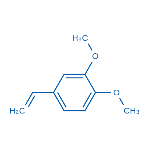 3,4-二甲氧基苯乙烯 分子结构式