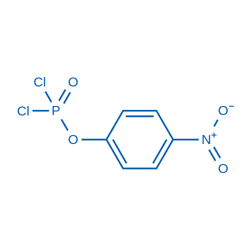 4-硝基苯二氯化磷 分子结构式